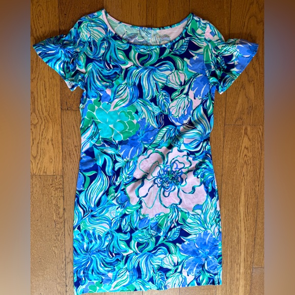 Lilly Pulitzer Marah Dress SZ S Multi Party Thyme - Picture 2 of 13